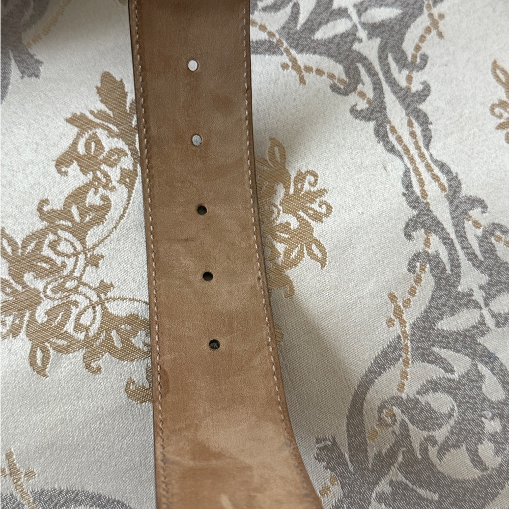 Gucci Green and Red Belt with Silver Buckle - Picture 8 of 8